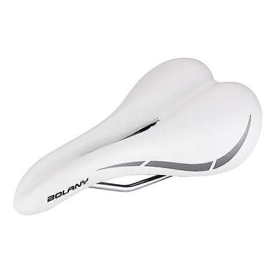 polkupyörän satula ontto hengittävä istuintyyny iskuja vaimentava kulutusta kestävä satulatyyny maastopyörä istuintyyny A Valkoinen