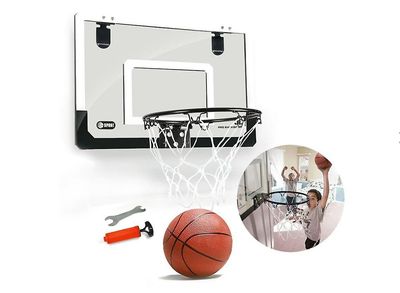 Ruili Mini Basketball Hoop Omfatter Dør Mounts og Backboard 18x12 Shatter Proof