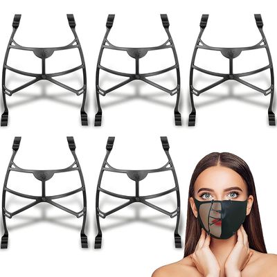 AIR Ansigtsmaske beslag 3D indre støtte rammer 5 Pack sort 5pcs