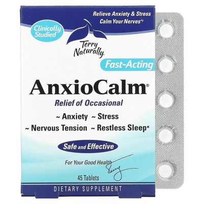 Terry Naturally, AnxioCalm, 45 tablettia