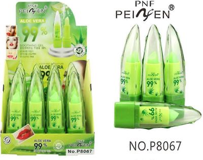 12kpl Aloe Vera huulipuna kosteuttava ja korjaava huulipuna