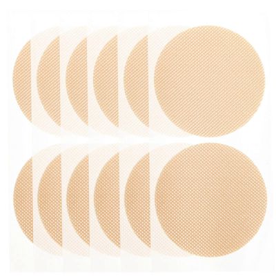 Toyvian 150 paria miesten nännisuojia Urheilu Nänni Piirakat Näkymättömyys Nännityynyt Miesten lisävaruste 3.4X3.4CM