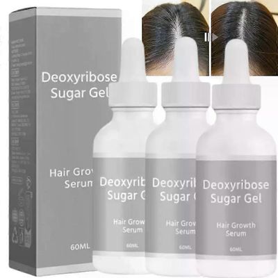3x deoksiriboosisokerigeeli hiusten kasvu, deoksiriboosihiusgeeli