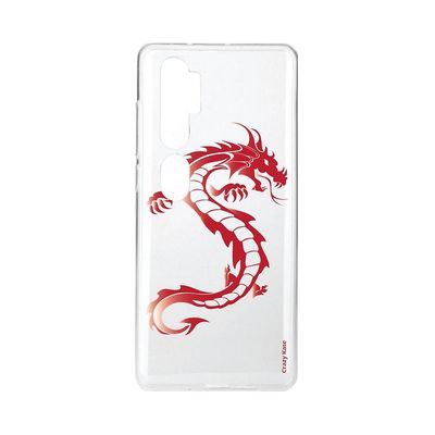 Crazy Kase Skrog til Xiaomi Mi Note 10 Soft Red Dragon