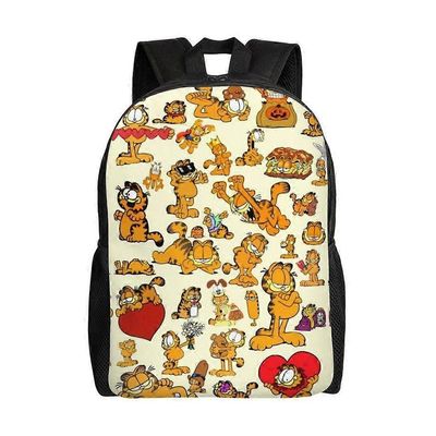Garfield Monipuolinen Reppu Pestävä rento tyyli Koulun opiskelijareppu Trendikäs Oxford Kangas Tietokonelaukku Unisex-hjka2990