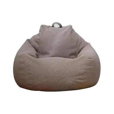 Helt ny ekstra stor bønne bag stoler sofa sofa cover innendørs lat solseng for voksne barn hotsale! Brown 90 * 110cm