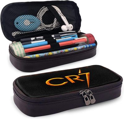 Kerota Cr7 jalkapalloilija kuvio kynäkotelot Opiskelijan kynälaukku Unisex Pencil Pussi Suosittu painettu laukku Office Pen Case Unisex BD009204 VÄ...