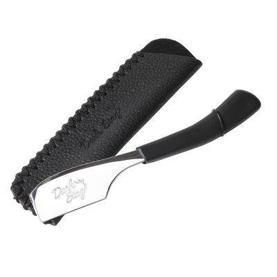 Dark Stag Tumma stag parturi Kamisori suora partaveitsi premium parranajo hoito Musta