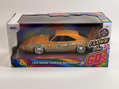 1969 Dodge Charger Daytona Rakastan 60-lukua 1:24 Mittakaava Jada 31389
