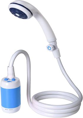 Ersam kannettava suihku retkeilysuihku ulkosuihku, sisäänrakennettu 4800mAh akku, sähköinen kannettava ladattava suihku, pumppaa vettä suihkuvirtaa...