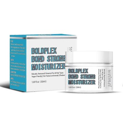 Bond Strong Moisturizing -hiusnaamio - Bond Restore -hoito kuiville ja vaurioituneille hiuksille - Korjaa ja ravitsee kiharia, vaalennettuja ja pör...