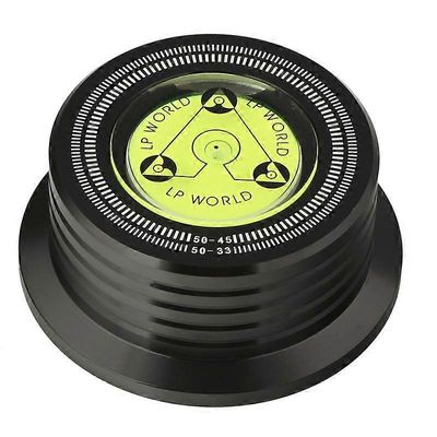 Alumiini vinyylilevyn paino HiFi 50HZ LP-levyn stabilisaattori musta