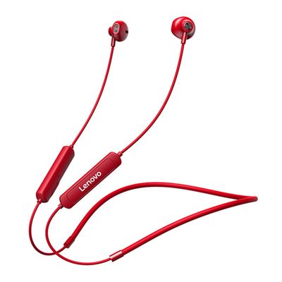 Hiborth Lenovo SH1 trådløs ørepropp intelligent støydemping Bluetooth5.0 Sports dynamisk nakkebånd øretelefon for fitness Rød