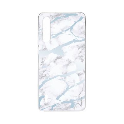 Crazy Kase Hull For Xiaomi Mi 9 Lite Soft Blue Marble Effect