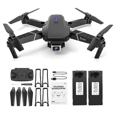 Kaukosäädin Drone Quadcopter WiFi taitettava drone 4K Cam Anti-Shake Musta A