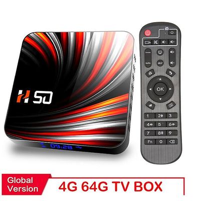 Tv Box Android 10 4gb 64gb 4k H.265 Media Player 3d Video 2.4g 7ghz Wifi Bluetooth Smart Tv Box Set Top Box EU PLUG