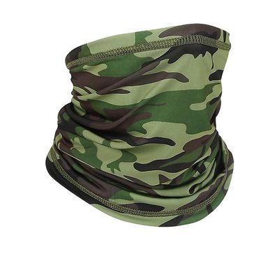 Solbeskyttelse Variabel Bib Neck Udendørs Ice Wire Riding Mask Mænd og kvinders tynde fiskehoved Cover Sports Magic Tørklæde Army grøn camouflage