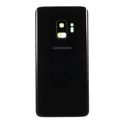 OEM Samsung Galaxy S9 G960 -akkukotelolle, jossa on liima + kameran linssirenkaan suojus Monivärinen Black