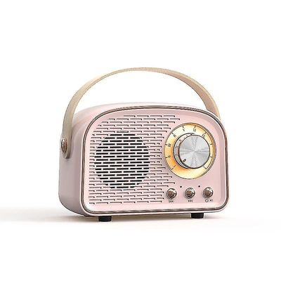 Italian Design Dw21 Vintage Radio Bt Speaker_Italian Design Pink