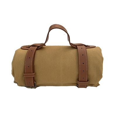Gangxun Ekstra stort picnic udendørs tæppe til handy mat tote forårssommer fantastisk til stranden, camping på græs sandtæt khaki L