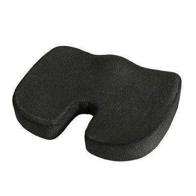 Ortopedisk pute Pute-sklisikker Memory Foam Coccyx Pute For halebein Smerte-kontor Stol Bil Svart