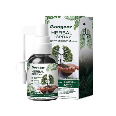 Respinature Herbal Lung Cleanse Mist-kraftig lungestøtte, Herbal Care Essence