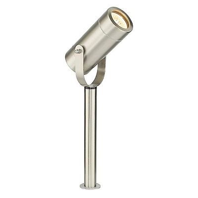 Saxby Lighting (Poole) Saxby Lighting Palin - Udendørs 310Mm Spike IP44 7W børstet rustfrit stål og klart glas