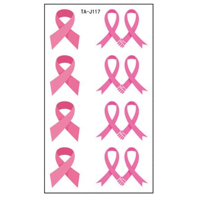 Vaaleanpunaisen nauhan tietoisuustarrat,Rintasyövän tietoisuusnauhatarrat tietoisuustapahtumaan, tukiryhmien varainkeruut 17