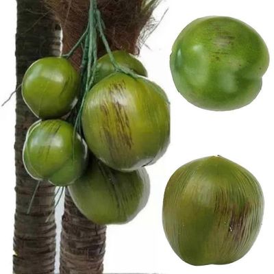 Simulaatio Hedelmäkookospuun koristelu Väärennettyjä kookospähkinöitä Juhla Small size