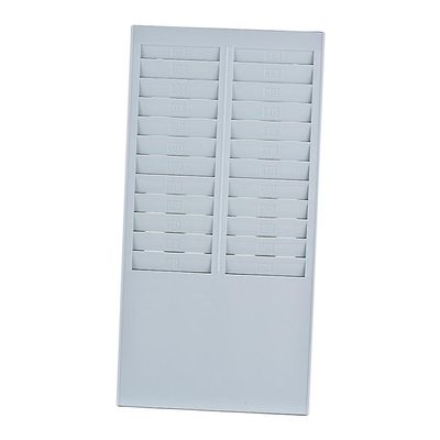 Bisofice Time Card Rack seinätelineen pidike 24 taskupaikka läsnäolotallentimelle Punch Time Office