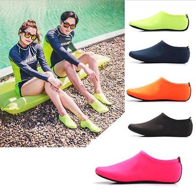 Beach Svømning Vandsport Sokker Anti Slip Sko Yoga Fitness Dance Swim Surfing Dykning Underwater Sko Farve 5 M