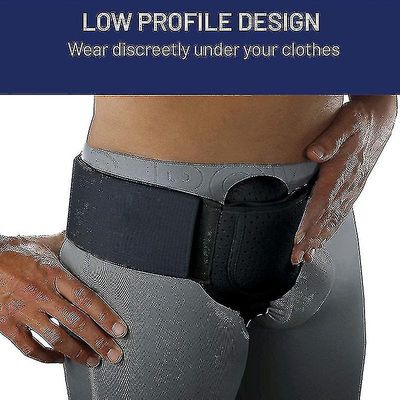 Brokk Belt Truss For Inguinal Sport Brokk Support Smertelindring Recovery Strap Hvit