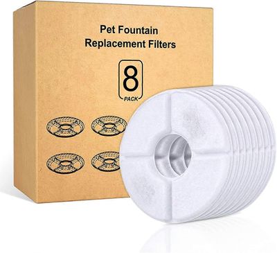 Petiigo Cat -suihkulähdesuodatin, suihkulähteen vaihtosuodatin hartsilla ja aktiivihiilellä, suihkulähde kissasuodattimille kissoille ja koirille -...