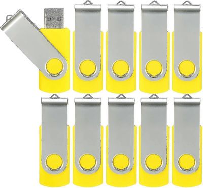 10-pakkaus USB-muistitikut USB 2.0 peukaloasema irtotavarapakkaus kääntyvä muistitikku taitettava tallennustila hyppyasema zip-asema hyvä 10 pakkau...