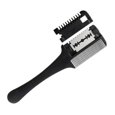 Hår skæring Kam med razor blades Barber Saks Udtynding Frisør