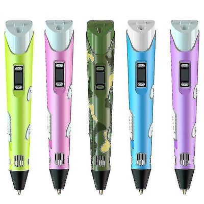Professionel 3d-udskrivning doodle pen med lcd-skærm og filamenter (bejoey)