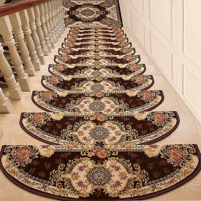 Porrasmatot Jacquard suorakaiteen muotoiset porrasmatot Porrasmatot 2kpl 2465cm Uusi päivitys: Pohjaton: Plus 3cm helma, Hww