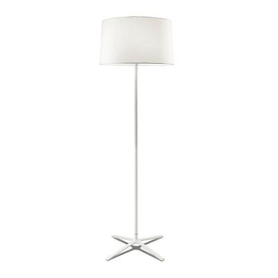 LEDS-C4 GROK Lighting 3 Lys gulvlampe med hvid stofskærm, E27