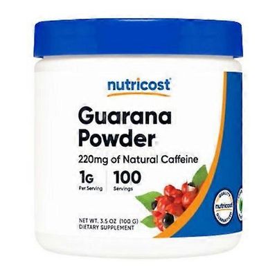 Nutricost guarana jauhe, 100 grammaa