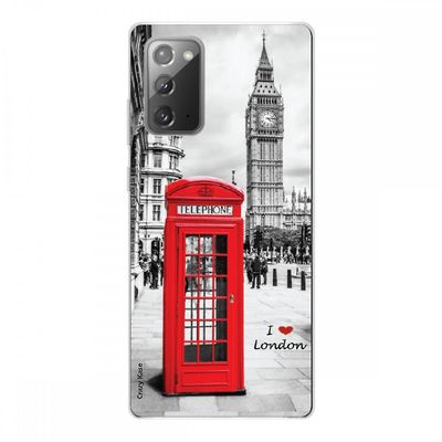 Crazy Kase Hull Til Samsung Galaxy Note20 I Silikone Fleksibel 1 Mm, London