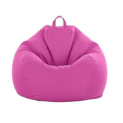 18 S No Ing Bean Bag pestävä sohvaliina säkkituoli Ch Cover-5 koko Rose Red 60*75CM