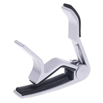 Universal Aluminium Alloy Metal Guitar Capo, Farve Sølv