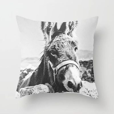Witdreamer 45x45cm Bomuld Retro Vintage Horsesofa Pudebetræk Pudebetræk Home Indretning 10