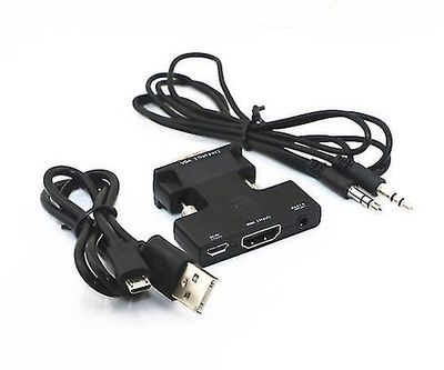 Coosilo 1080p Hdmi Kvinde til Vga Mand med audio output kabel konverter adapter bly