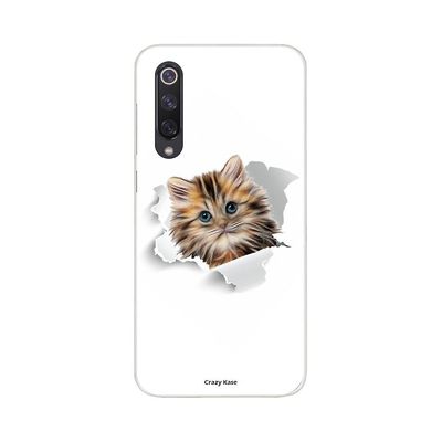 Crazy Kase Hull For Xiaomi Mi 9 Se Blød sød kat