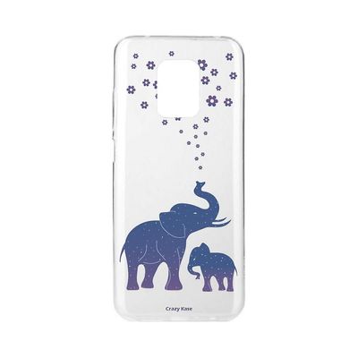 Crazy Kase Hull For Xiaomi Redmi Note 9s Soft Blue Elephant