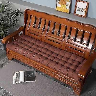 Neljä vuodenaikaa Yleinen paksunnettu pitkä massiivipuu sohvatyyny kahvi 53*170cm