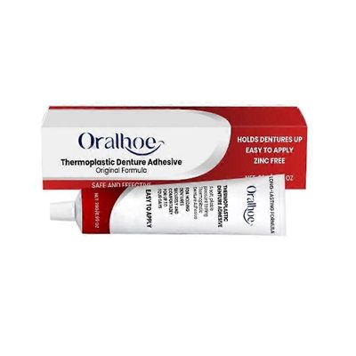 Pitkäkestoinen termoplastinen hammasproteesiliima, kiinnittää ja kiristää löysää 1pc