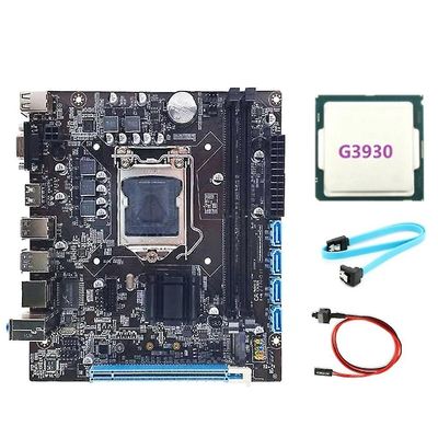 H Computer Mboard S A1151 6/7 Nerat CPU Dual-chl DDR4 Hukommelse+g3930 CPU+sa