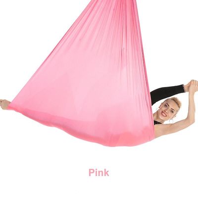 150x280cm Yoga Flyvende Hængekøje Swing Aerial Yoga Hængekøje, Pink Color